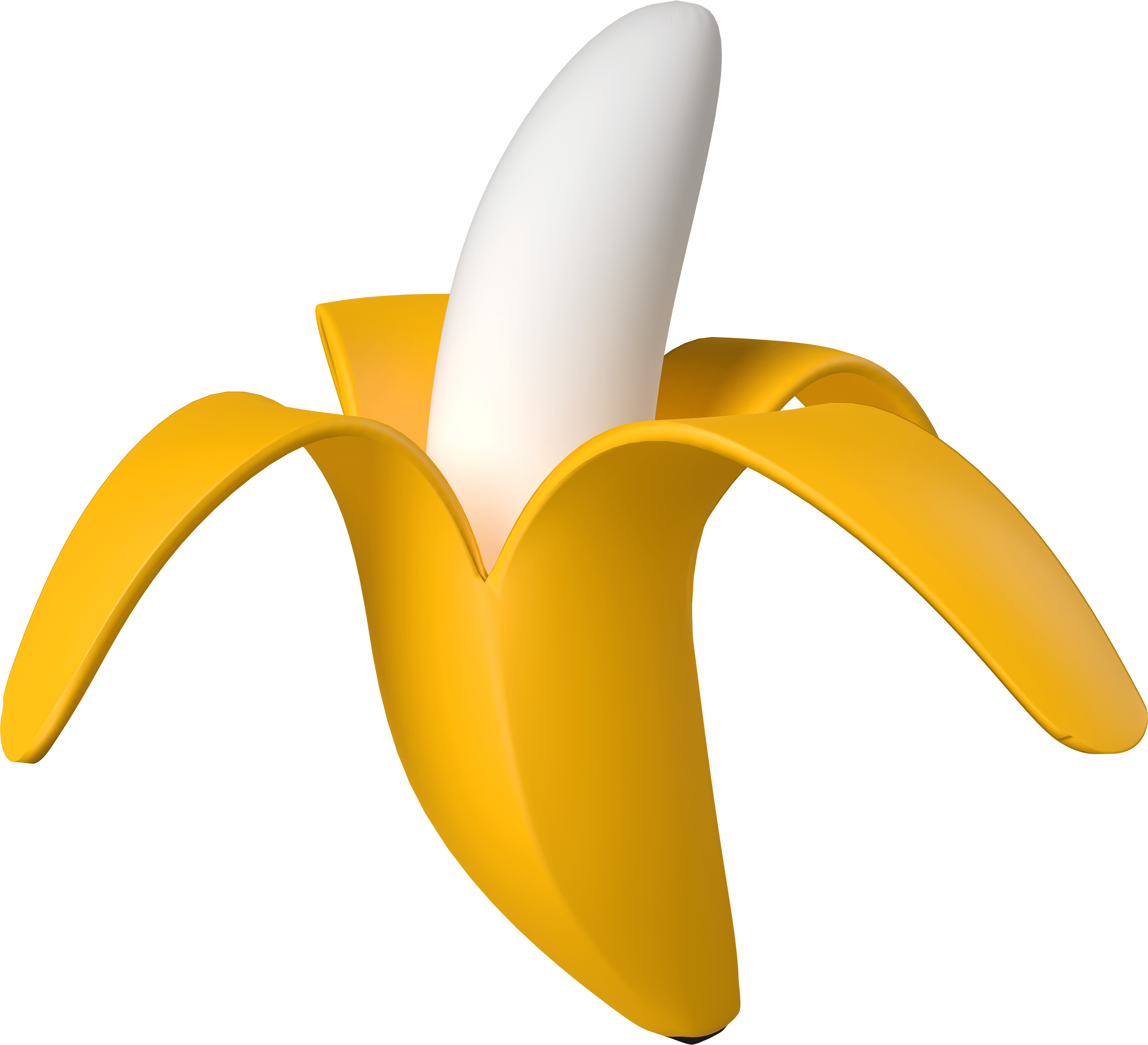 A 3D emoji of a banana